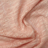 Peach Marl Chunky Knit, Viscose-Poly