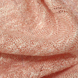 Peach Marl Chunky Knit, Viscose-Poly — texture