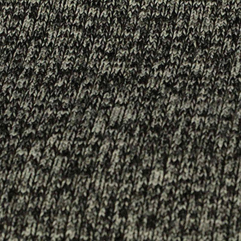 Black Marl Rib Knit, Polyester, 476 gsm