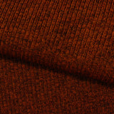 Brown Marl Rib Knit, Polyester