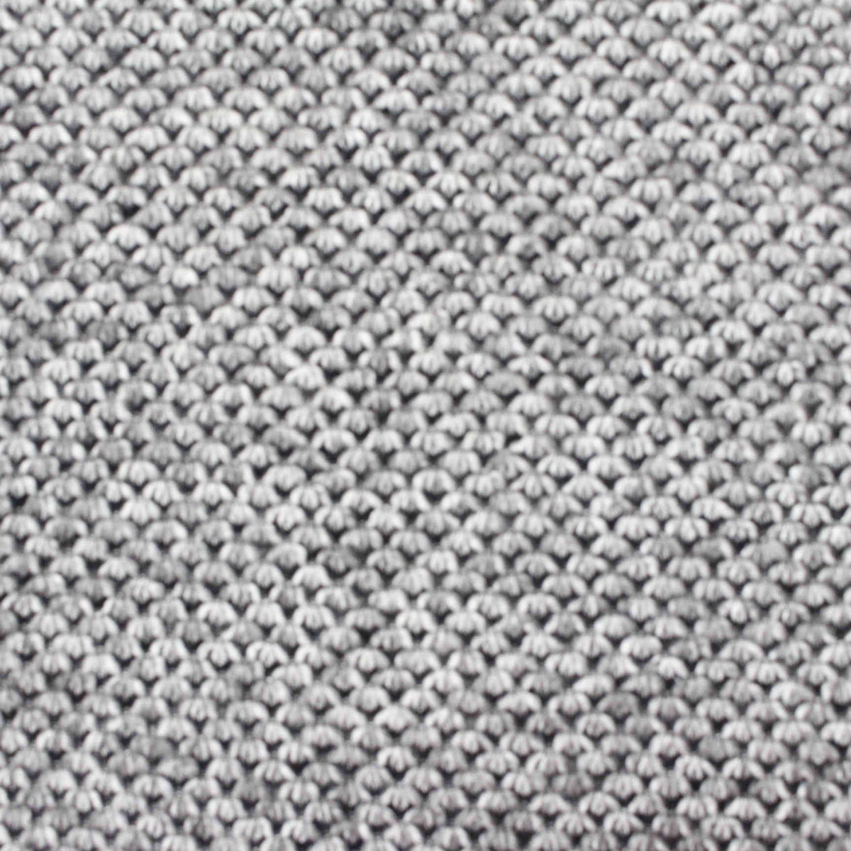 Heather Grey Marl Chunky Knit, Polyester, 365 gsm