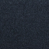 Dark Blue Marl Rib Knit, Polyester