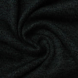 Dark Grey Marl Rib Knit, Polyester