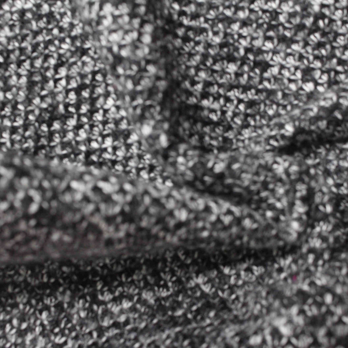 Black Marl Chunky Knit, Polyester, 430 gsm