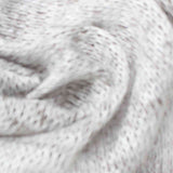 Light Grey Marl Chunky Knit, Polyester — texture
