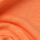 Orange Marl Rib Knit, Cotton-Poly — texture