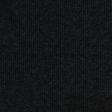Black Marl Rib Knit, Cotton-Poly