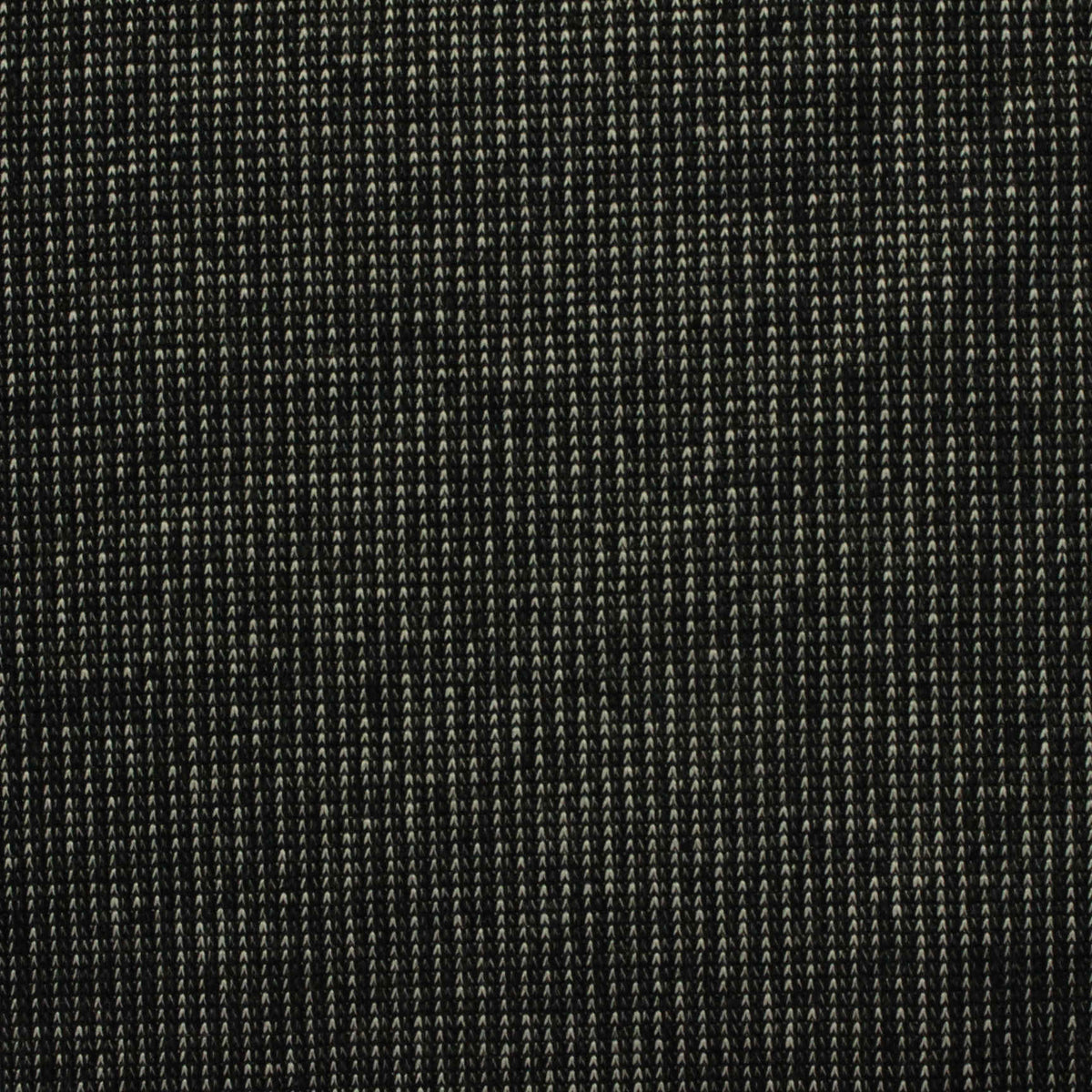 Black Chevron Rib Knit, Poly-Cotton