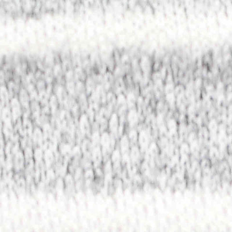 White Marl Chunky Knit, Poly-Viscose, 175 gsm