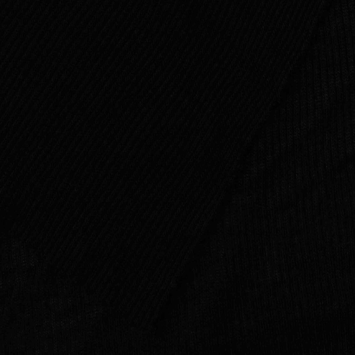 100% Viscose Rib Knit Fabric, 121 gsm, 200 cm — Black