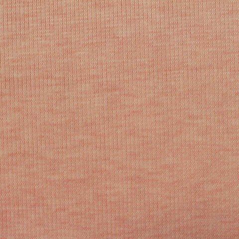 Peach Marl Rib Knit