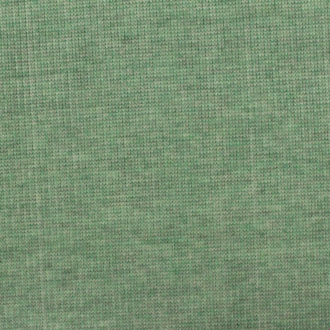 Green Heathered-Marl Rib Knit, Poly-Cotton