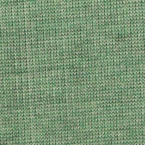 Green Heathered-Marl Rib Knit, Poly-Cotton