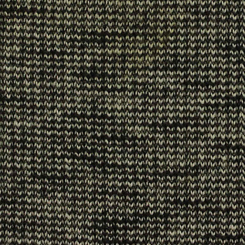 Black Marl Rib Knit, Polyester, 260 gsm