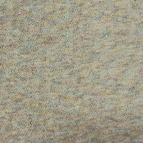 Light Grey Marl French Terry, Cotton, 260 gsm, 170 cm
