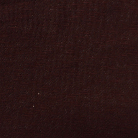 Slub Polyester Cotton French Terry Fabric, 273 gsm, 160 cm — Brown