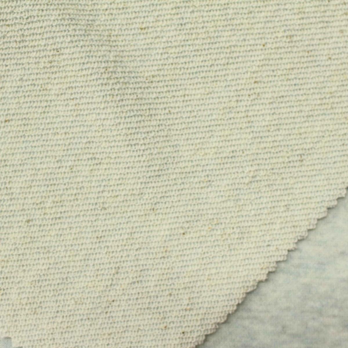 Light Cream Marl French Terry, Cotton-Poly