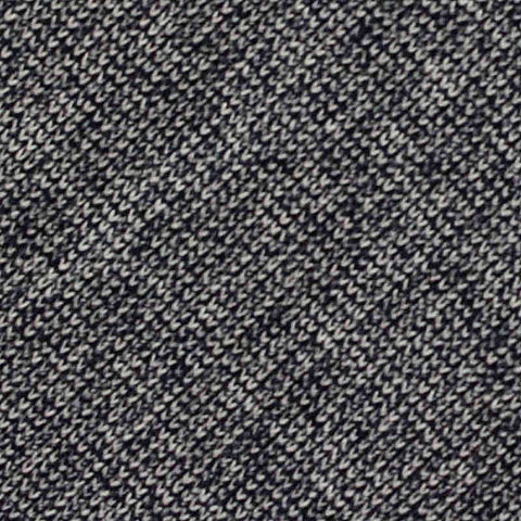 Navy Marl Chunky Knit, Poly-Cotton, 325 gsm
