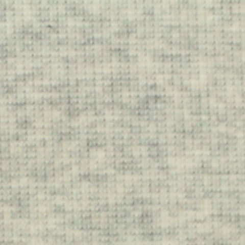 Light Grey Heathered-Marl Rib Knit, Poly-Cotton, 280 gsm