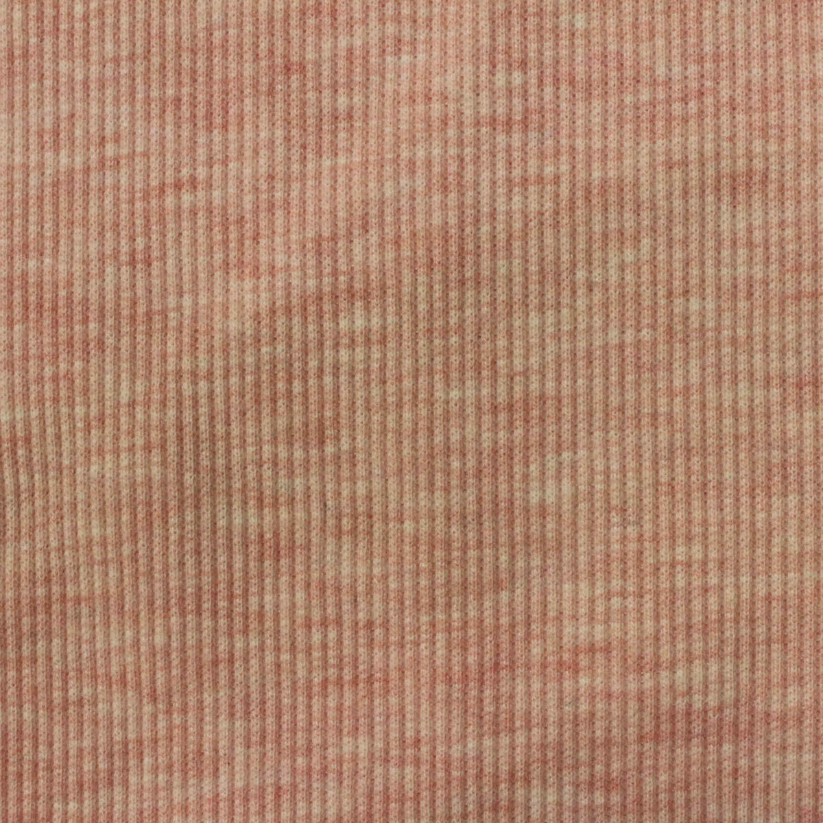 Pink Marl Rib Knit, Polyester, 390 gsm
