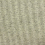 Light Grey Marl Rib Knit, Poly-Cotton