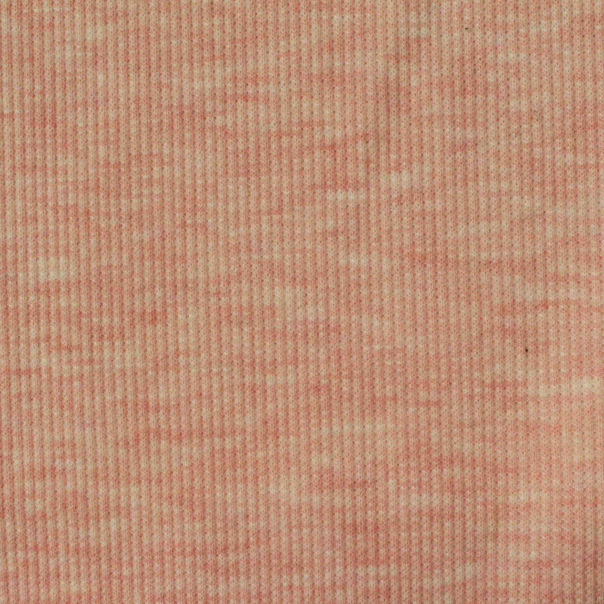 Pink Marl Rib Knit, Poly-Cotton, 305 gsm
