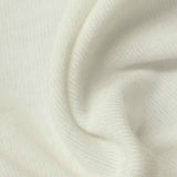 Brushed Polyester Viscose Chunky Knit Fabric, 210 gsm, 160 cm — White — texture