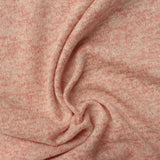 Peach Fine-Marl Chunky Knit, Viscose-Poly