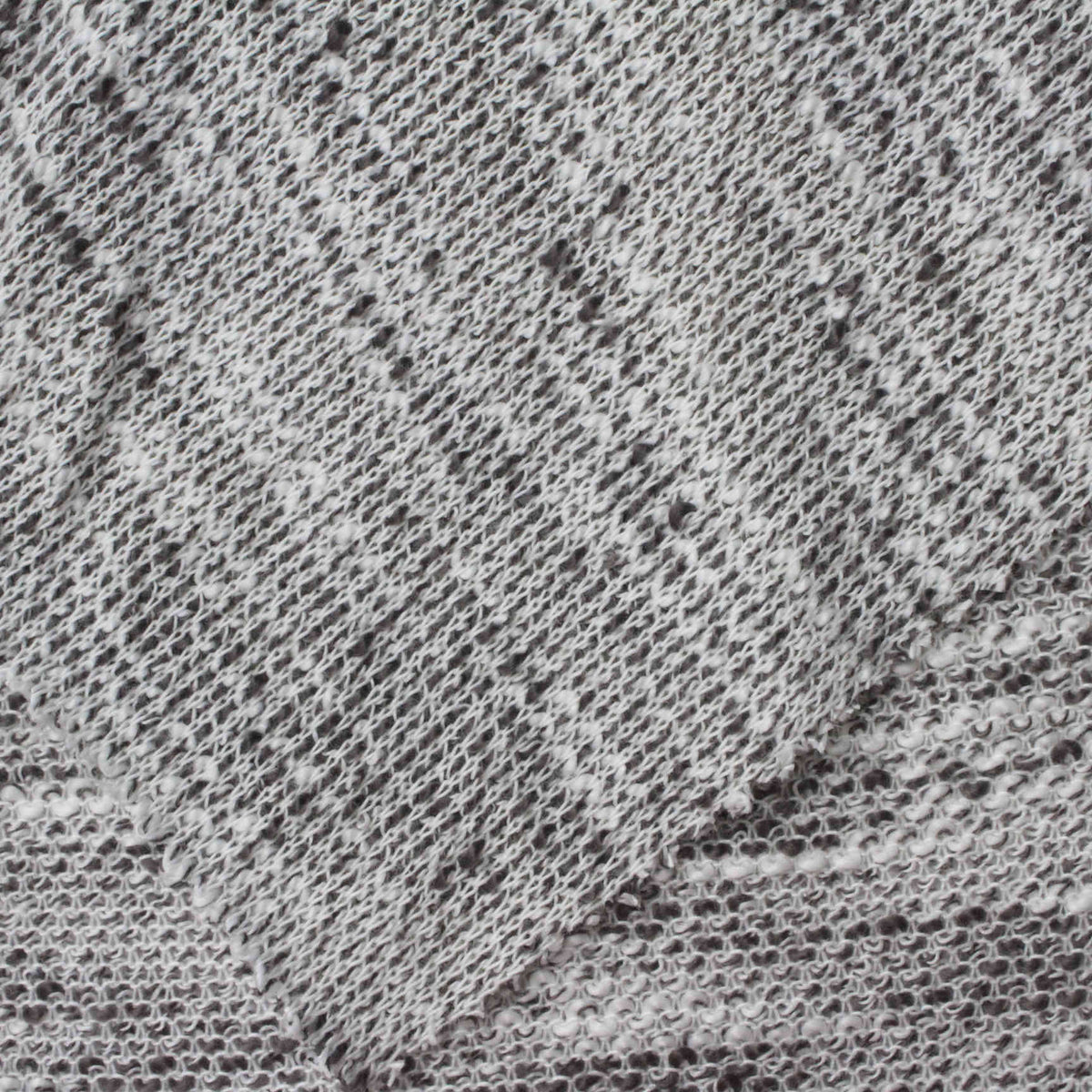 Heathered Grey Marl Chunky Knit, Polyester, 275 gsm
