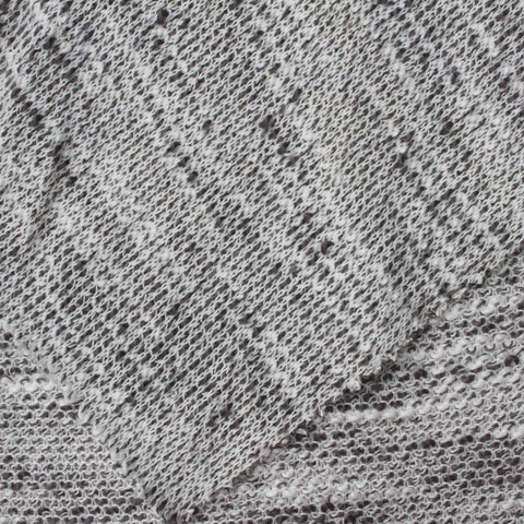 Heathered Grey Marl Chunky Knit, Polyester, 275 gsm