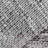 Heathered Grey Marl Chunky Knit, Polyester — texture