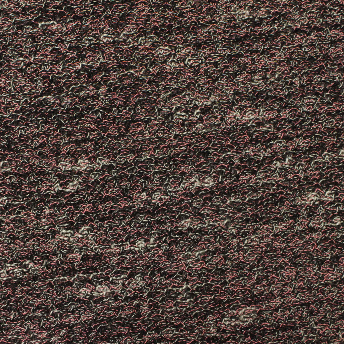 Dark Brown Marl Chunky Knit, Poly-Viscose, 210 gsm
