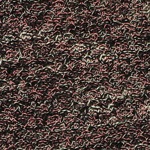 Dark Brown Marl Chunky Knit, Poly-Viscose, 210 gsm