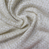 Light Cream Marl Jersey Knit, Viscose-Poly