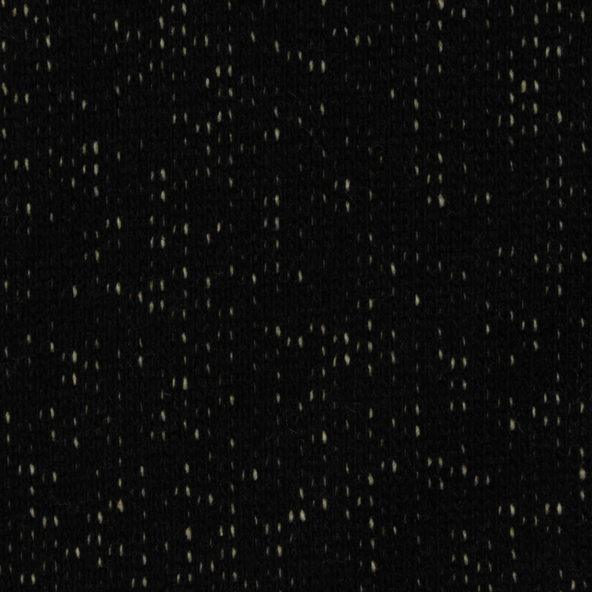 Black Marl French Terry, Cotton-Poly, 285 gsm