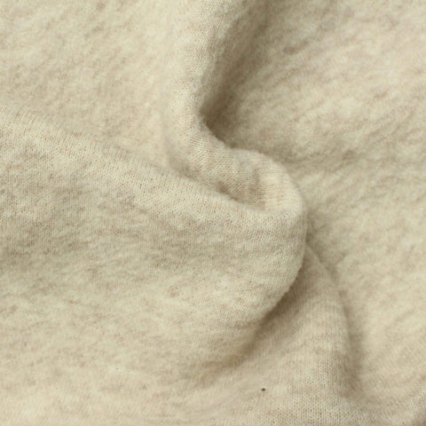 Light Beige Marl Knit, Poly-Cotton, 280 gsm