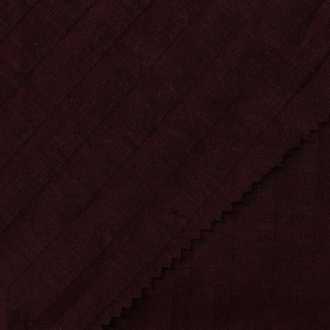 Polyester Stretch Rib Knit Fabric, 180 gsm, 160 cm — Red