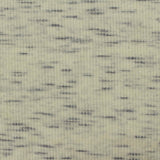 Light Cream Fine-Marl Rib Knit, Poly-Cotton