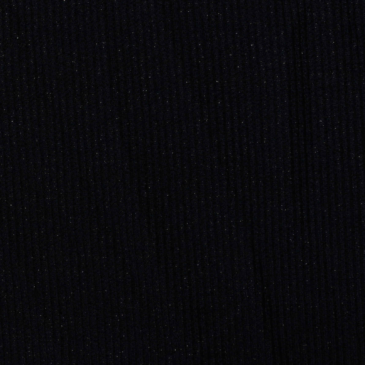Black Marl Rib Knit, Polyester, 195 gsm