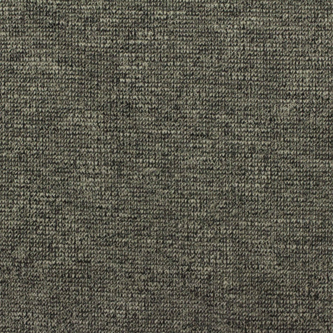 Light Grey Marl Rib Knit, Poly-Viscose, 300 gsm, 140 cm