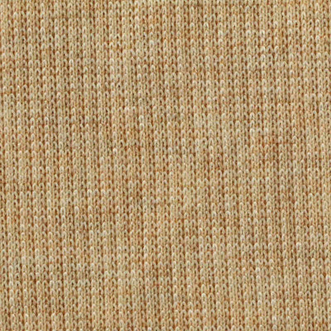 Brown Marl Rib Knit, Poly-Cotton