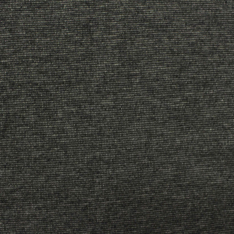 Dark Grey Marl Rib Knit, Poly-Cotton, 315 gsm