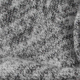 Heather Grey Marl Chunky Knit, Polyester — texture
