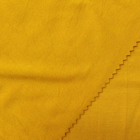 Viscose Stretch Jersey Knit Fabric, 200 gsm, 170 cm — Yellow