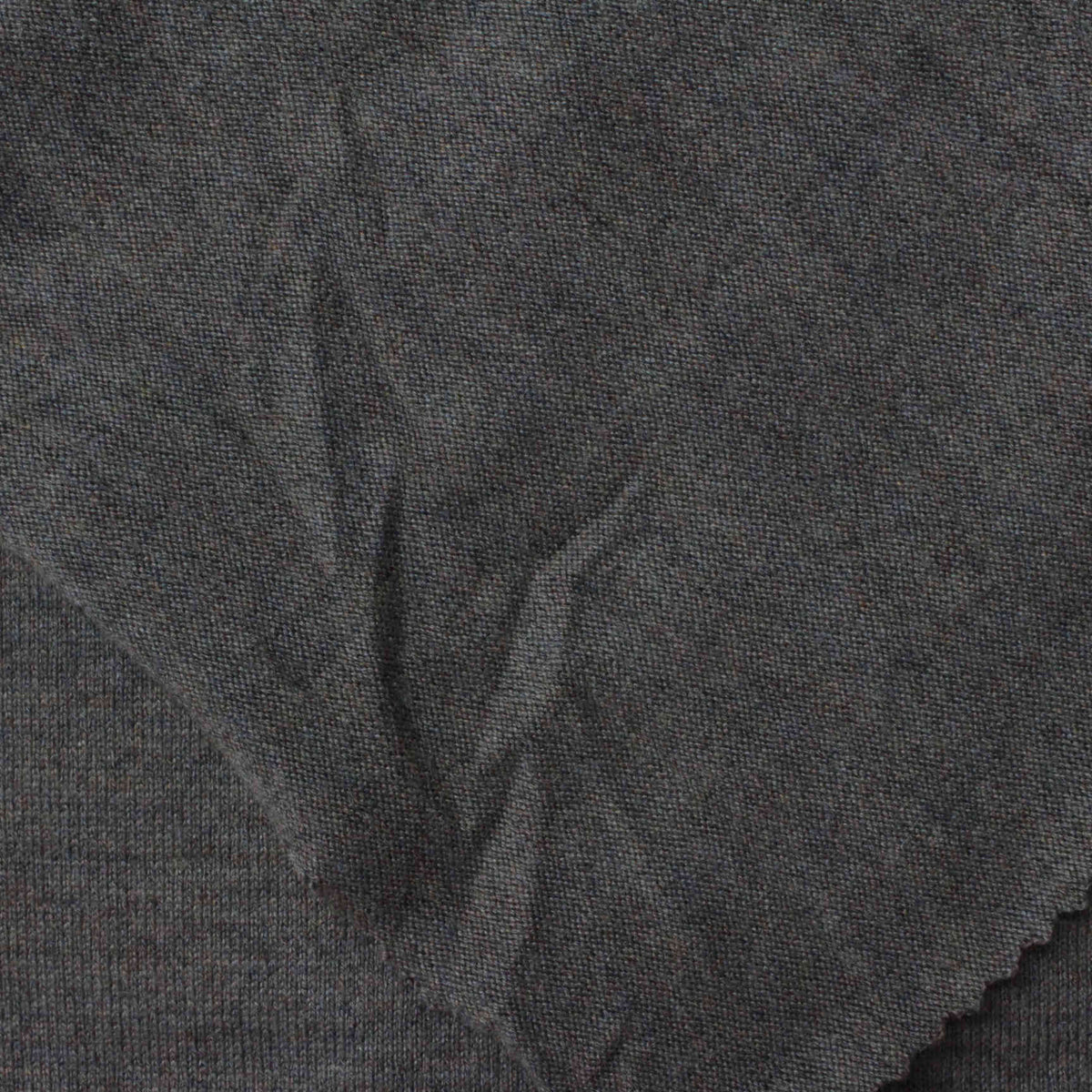 Dark Grey Marl Jersey Knit, Viscose, 293 gsm