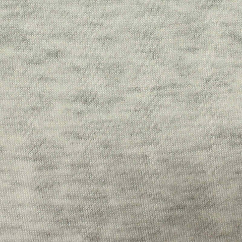 Light Grey Heathered-Marl Jersey Knit, Viscose, 150 gsm, 170 cm