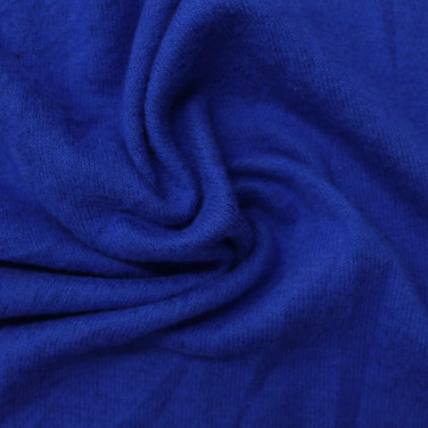 Viscose Polyester Stretch Chunky Knit Fabric, 190 gsm, 170 cm — Blue