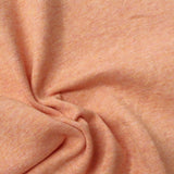 Orange Marl Interlock Knit, Poly-Cotton