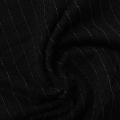 White Pinstripe French Terry