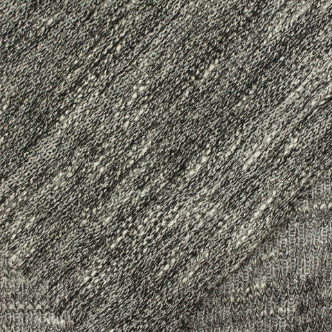 Black Marl Chunky Knit, 234 gsm